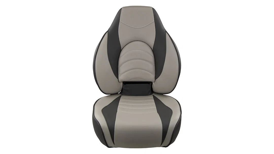 1041634-1 – SPRINGFIELD Boat Seat, Fishing Seat High Back Seat Non-Adjustable Foldable 20 Inch Length x 22 Inch Width...